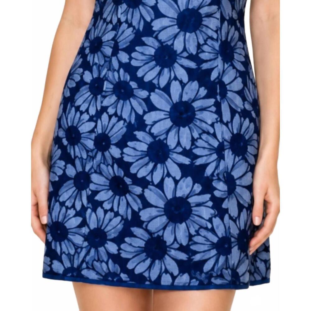 NEW B.RIGHT miriam mini dress in blue daisy - Picture 3 of 3